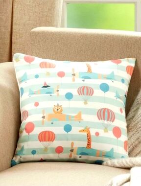 Avery Quinn Animals Fly Throw Pillow